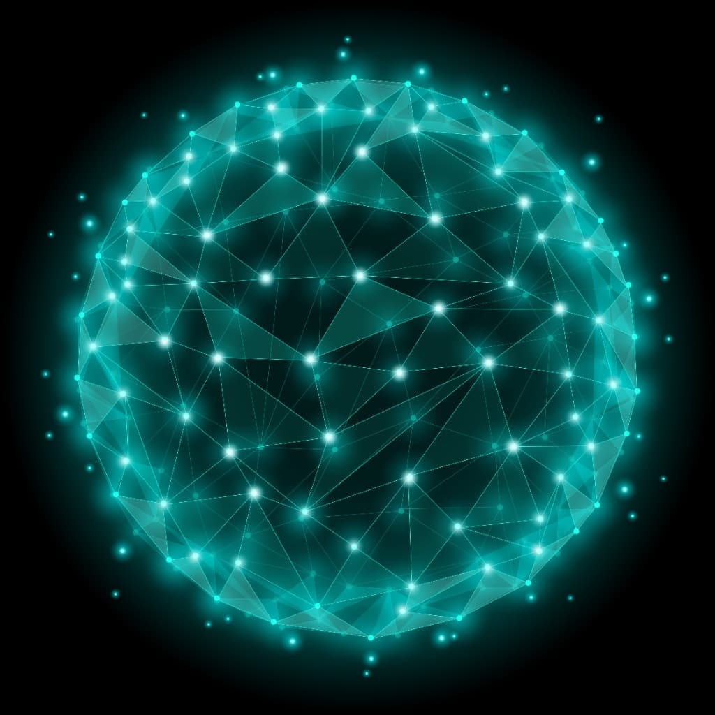 Network globe representing SysWise global infrastructure